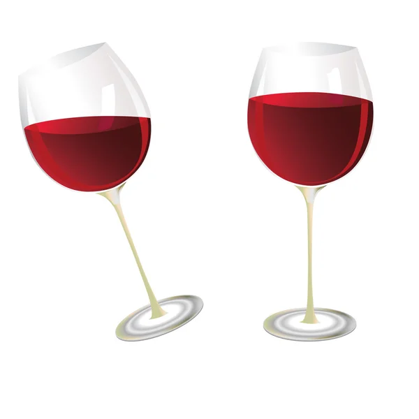 stock vector Wine glasses. Vector illustration.