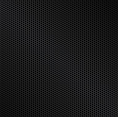 Hexagon metal background clipart