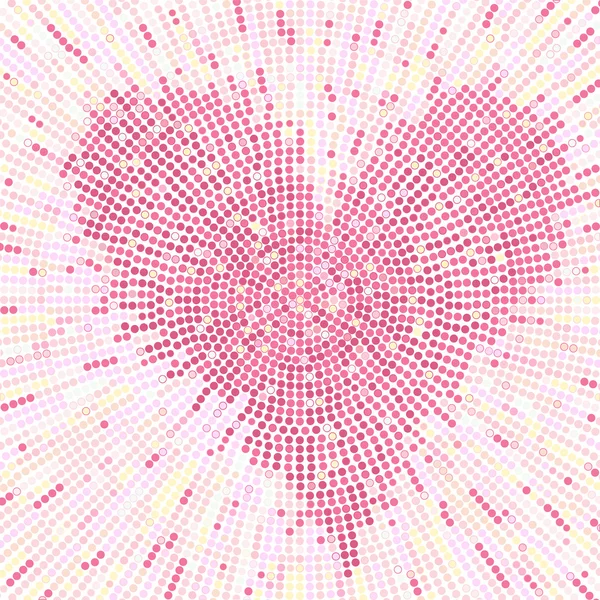 Abstracte Valentine Mozaïek Achtergrond Vectorillustratie — Stockvector