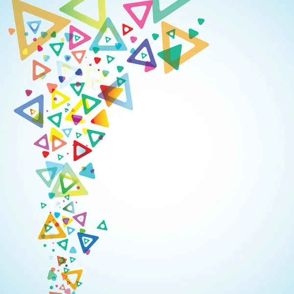 Fond Coloré Abstrait Avec Triangle Illustration Vectorielle Eps10 — Image vectorielle