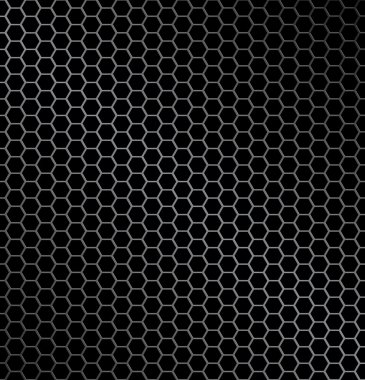 Hexagon metal background clipart