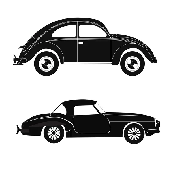 Stock vector Silhouette cars