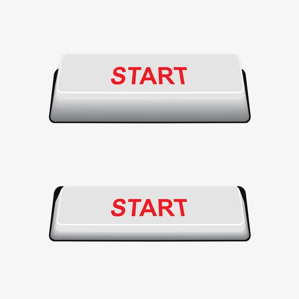 stock vector Start button