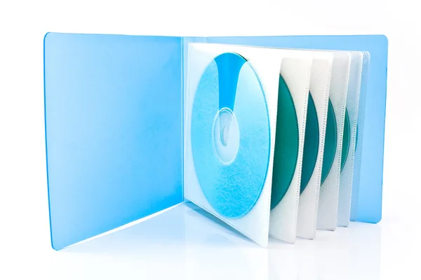 Väska för CD- och dvd-skivor — Stockfoto