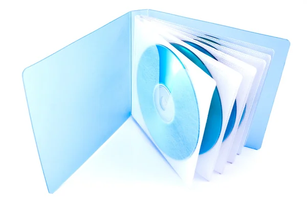 Taška na cd dvd disků — Stock fotografie