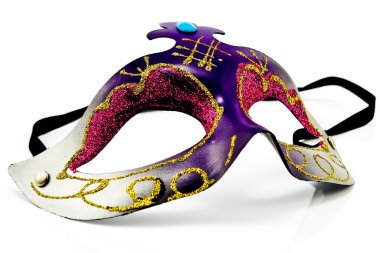 Carnival Mask isolated on white clipart