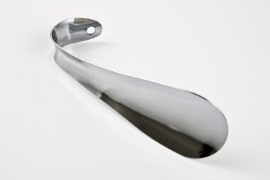 Curve on a Metallic Shoehorn clipart