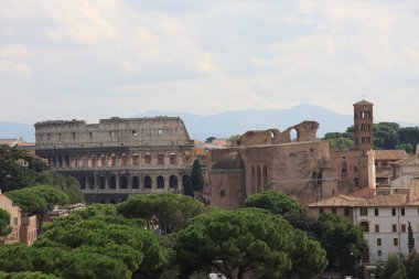 Vue de Rome clipart