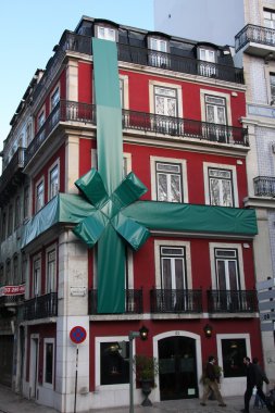 Christmas in Lisbon clipart