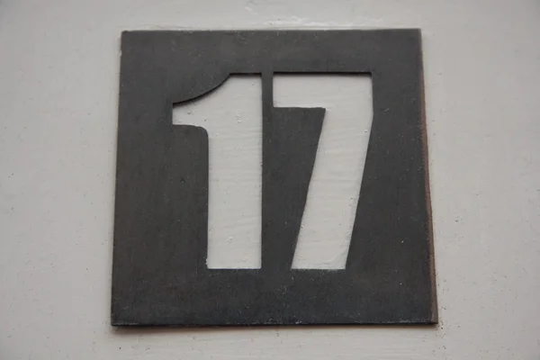 Nummer 17 — Stockfoto