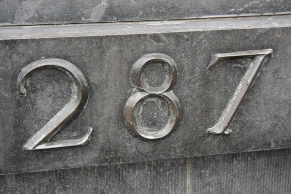 Número 287 — Fotografia de Stock