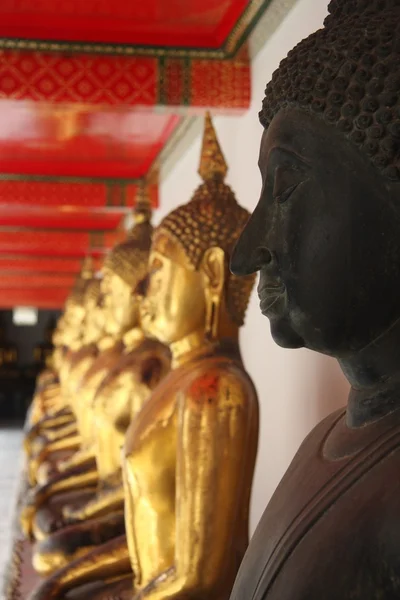 Bouddha noir — Fotografia de Stock