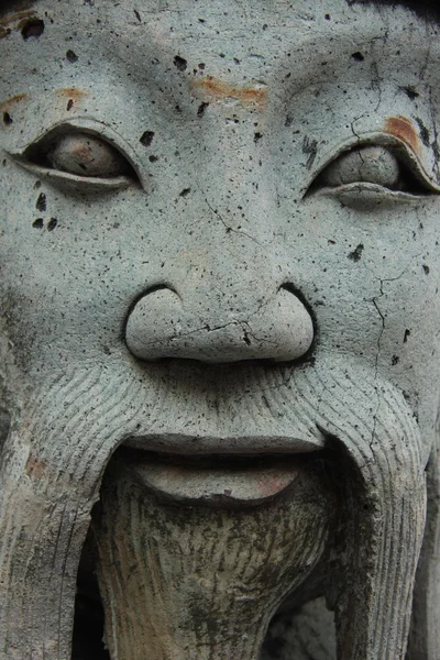 Лицо статуи — стоковое фото