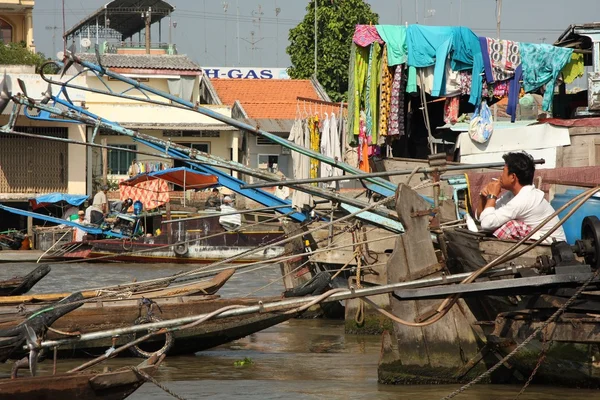 Daly life in the Mekong Delta — Stock Photo, Image
