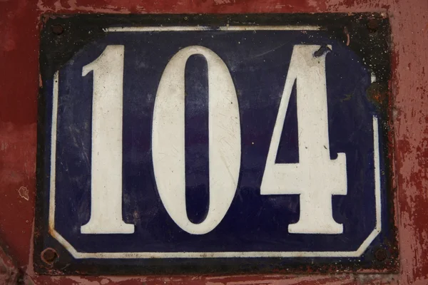 Numero 104 — Foto Stock