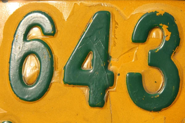 Numer 643 — Zdjęcie stockowe