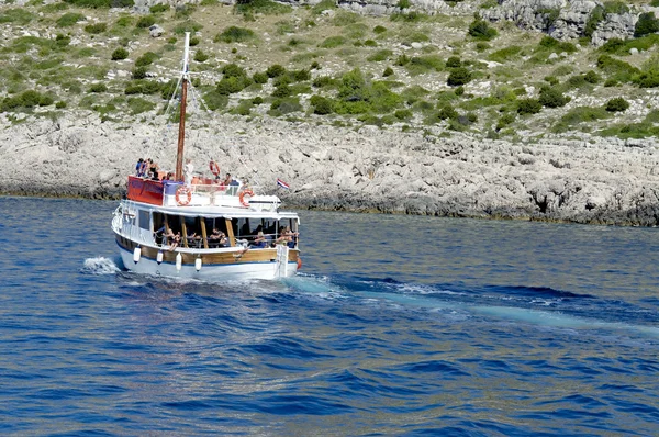 Daagse Cruise Overschrijding Van Kroatische Eilanden Naar Kroatië — Stockfoto
