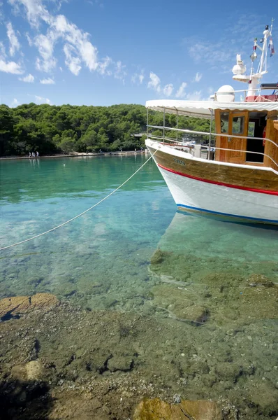 stock image Ship in clear waters