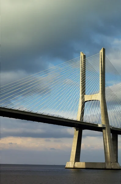 Vasco da gama 大桥桥塔 — 图库照片