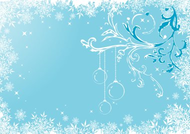 Abstract Christmas background for your design, vector illustration clipart