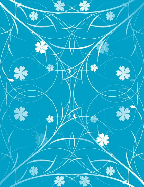 抽象的な花の背景 デザイン要素 — ストックベクタ