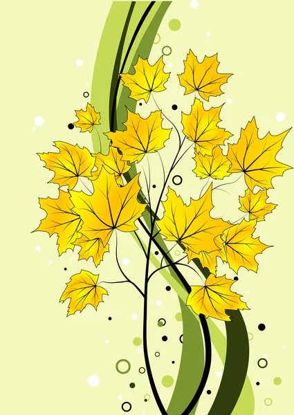 Abstraktní Podzimní Pozadí Pro Váš Návrh Vektorové Ilustrace — Stockový vektor