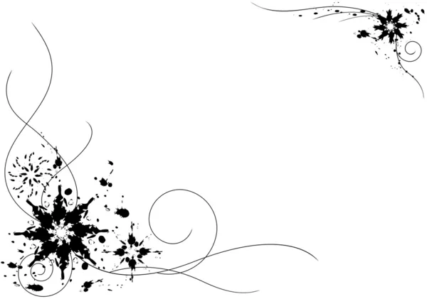 抽象花卉背景 设计元素 — 图库矢量图片
