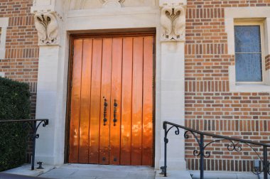 Copper door Entryway clipart