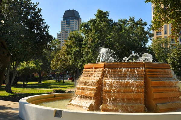 Downtown Park in Sunny St. Petersburg, Fl. — Stock Photo, Image