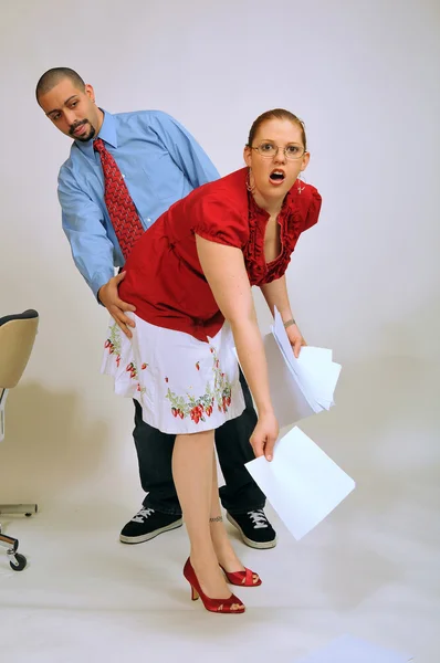 Sexual Harassment in the Workplace — Stock Photo, Image
