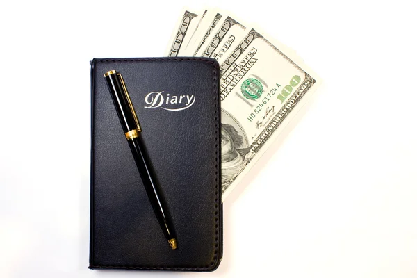 Dinheiro Caderno — Fotografia de Stock