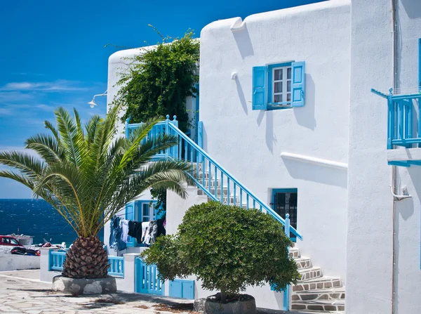 Casa nas ilhas gregas — Fotografia de Stock