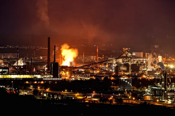 Industry at Night — Stock Photo, Image