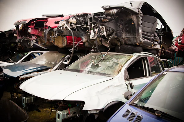 Crashed Cars — Stock Photo, Image