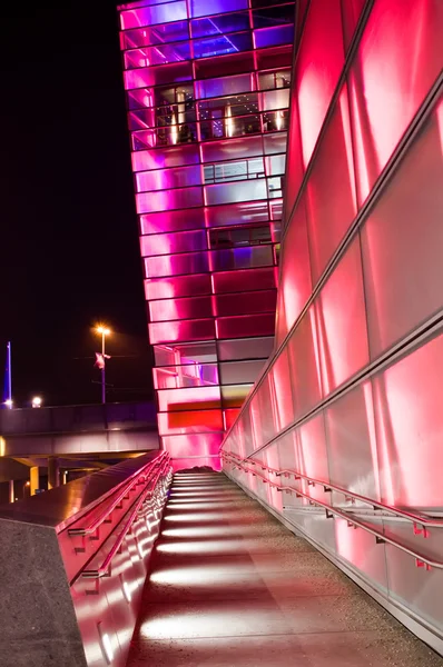 Futurisztikus Épület Linz Felső Ausztria Fővárosa — Stock Fotó