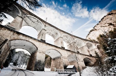 Viaduct in Austria clipart