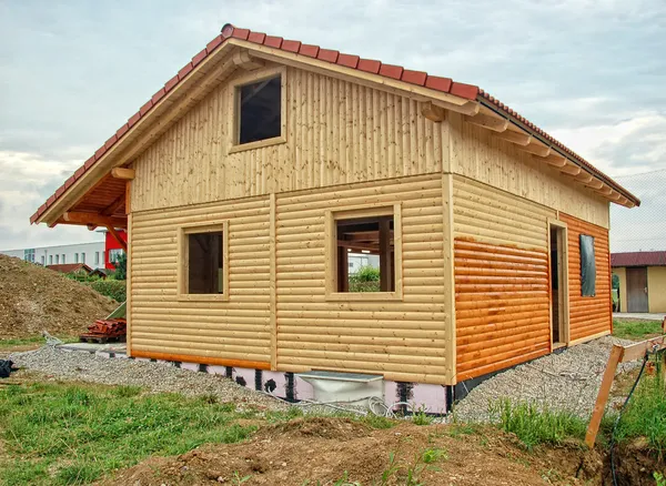 木造住宅のシェルは アッパー オーストリアで撮影 — ストック写真
