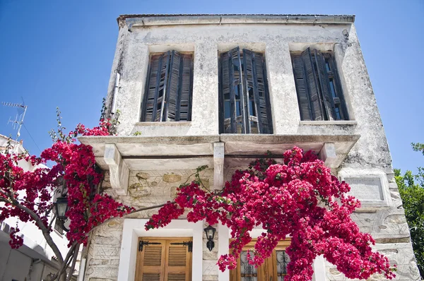 Facade of a mediterranean House — Stock Photo, Image