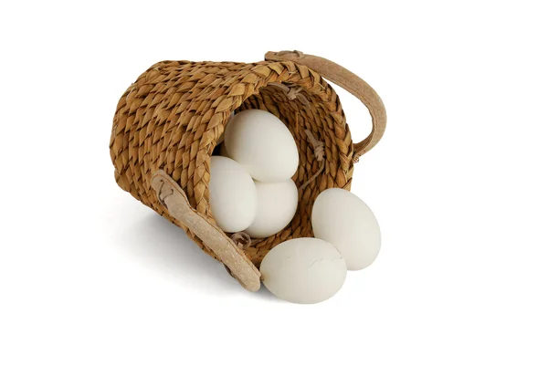 stock image From interwoven basket as concept of risk investment