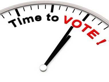 Time to Vote clipart