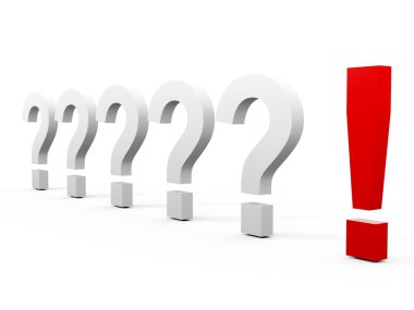 Question? Answer! clipart