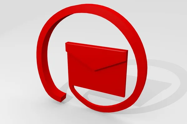 Carta de correio electrónico — Fotografia de Stock