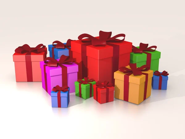 Geschenkschachteln — Stockfoto