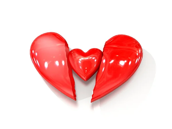หัวใจหัก - ความรักใหม่ — ภาพถ่ายสต็อก