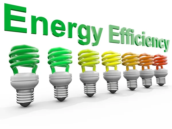 Concetto di efficienza energetica — Foto Stock