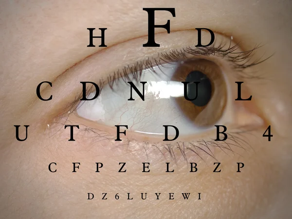 stock image Test vision chart