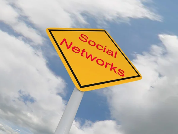 Közösségi hálózatok — Stock Fotó