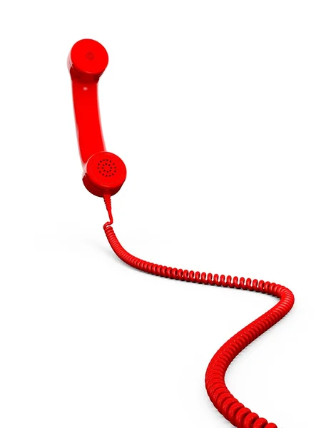 Das rote Telefon — Stockfoto