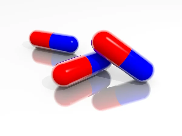 stock image Red and Blue Pills