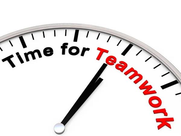 Tijd voor teamwork — Stockfoto